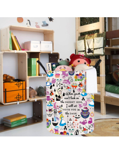 Cesta de Lavandería Plegable JNIAP 50x40 cm Impermeable