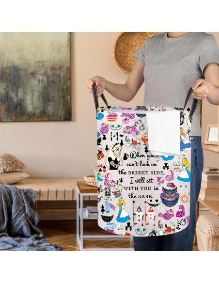 Cesta de Lavandería Plegable JNIAP 50x40 cm Impermeable