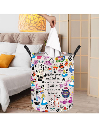 Cesta de Lavandería Plegable JNIAP 50x40 cm Impermeable