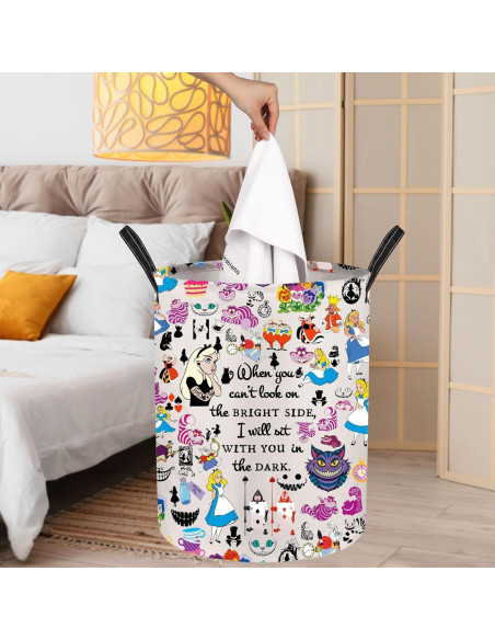 Cesta de Lavandería Plegable JNIAP 50x40 cm Impermeable