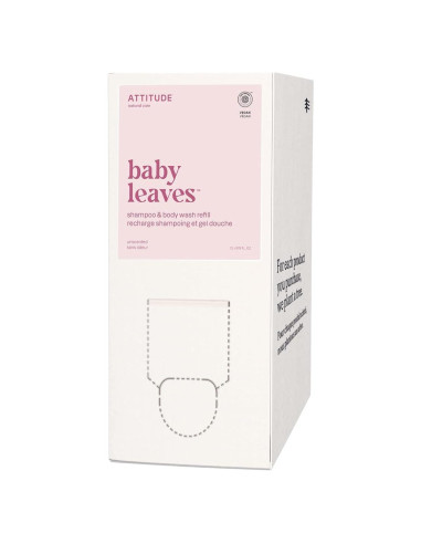 Champú y Gel de Baño 2 en 1 ATTITUDE para Bebé 1.99L