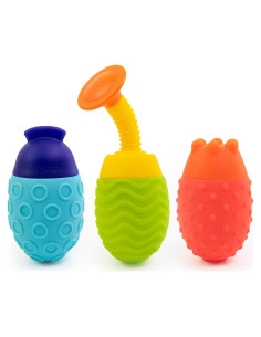 Juguetes de Baño Sassy Easy Squeezies Set 3 Piezas STEM