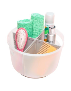 Caddy de Baño Dividido Madesmart | 4 Compartimentos | Antideslizante