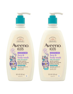 Aveeno Niños Jabón Facial y Corporal 532 ml - Piel Sensible