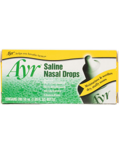 Ayr Gotas Nasales Salinas 50 ml - Paquete de 6 Botellas 2