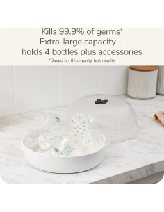 Esterilizador de Biberones NUK Micro Express 4 Minutos Vapor 2