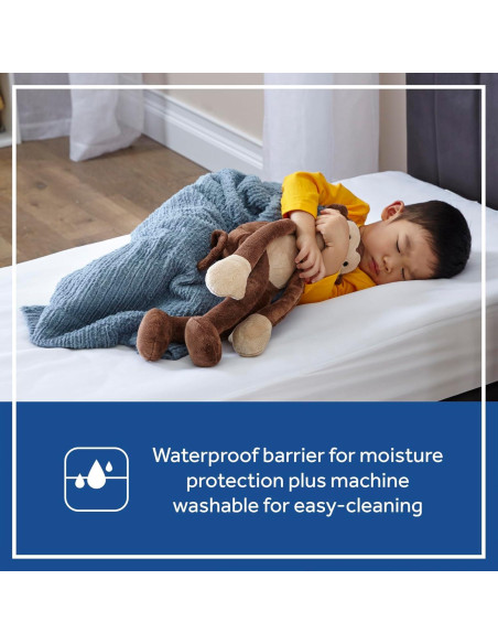 Protector de Colchón Impermeable Sealy Baby 132x71 cm Blanco