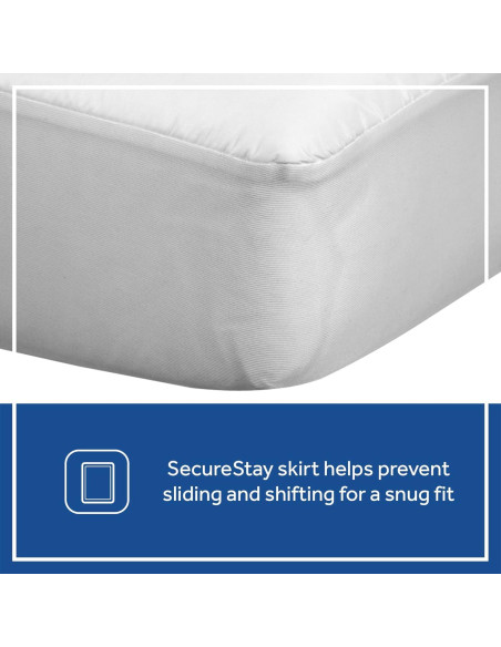 Protector de Colchón Impermeable Sealy Baby 132x71 cm Blanco