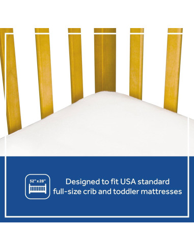 Protector de Colchón Impermeable Sealy Baby 132x71 cm Blanco