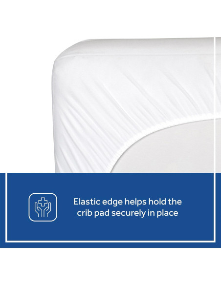 Protector de Colchón Impermeable Sealy Baby 132x71 cm Blanco