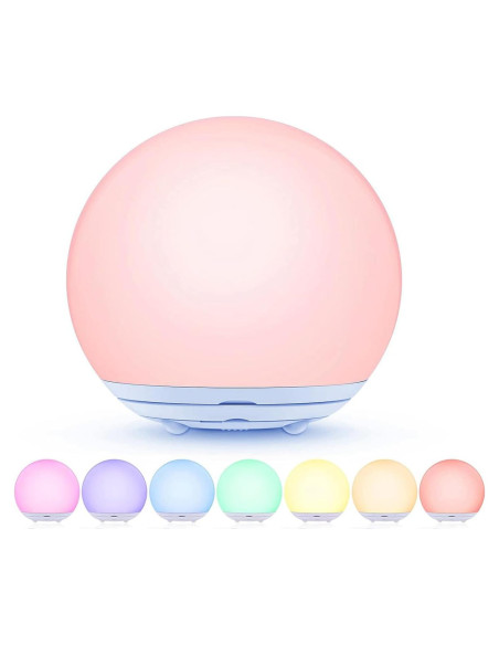 Luz Nocturna Regulable para Niños 7 Colores Recargable