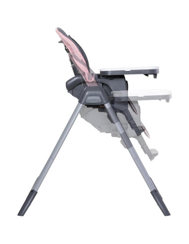 Silla Alta 3 en 1 Baby Trend Sit Right 2.0 Rosa Acogedor