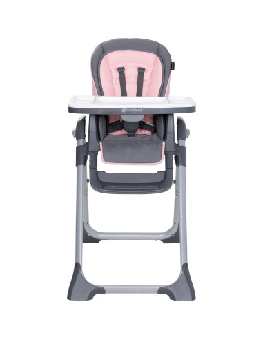 Silla Alta 3 en 1 Baby Trend Sit Right 2.0 Rosa Acogedor
