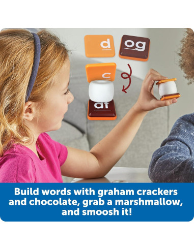 Juego de Aprendizaje Vamos a Deletrear S'Mores Learning Resources