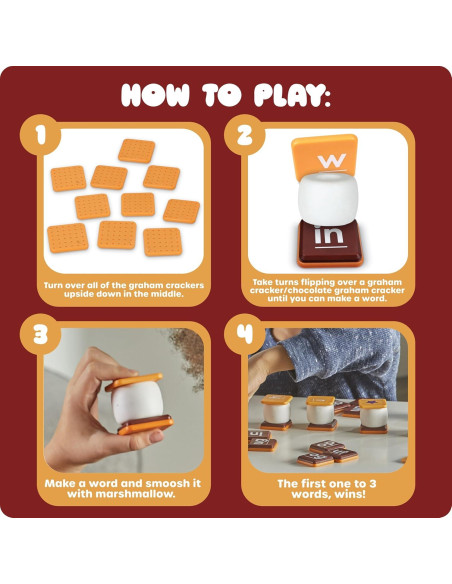 Juego de Aprendizaje Vamos a Deletrear S'Mores Learning Resources