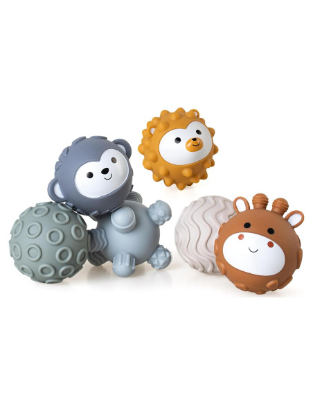 Conjunto de 6 Pelotas Sensoriales TMYIDO para Bebés 6-18 Meses