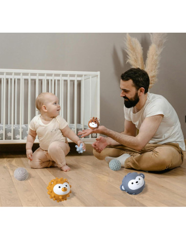 Conjunto de 6 Pelotas Sensoriales TMYIDO para Bebés 6-18 Meses