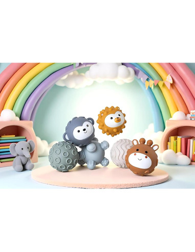 Conjunto de 6 Pelotas Sensoriales TMYIDO para Bebés 6-18 Meses
