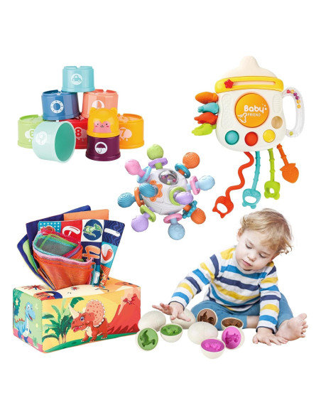 Juguetes Montessori para Bebés 5 en 1 KADAYAYA - Dinosaurios