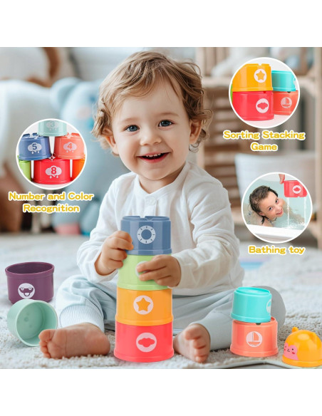 Juguetes Montessori para Bebés 5 en 1 KADAYAYA - Dinosaurios