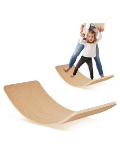 Tabla de Equilibrio de Madera Fitvids 81.28 cm para Niños y Adultos