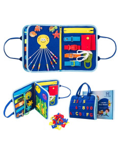 Libro Montessori Levier Tablero Ocupado 42x42 cm Juguete Educativo