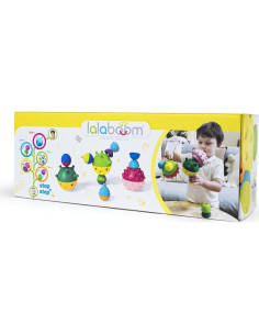 Lalaboom Juguete Educativo Sensorial 3 Pelotas y 12 Perlas 2