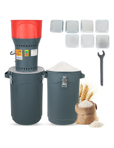 Molino de Maíz Eléctrico 25L con 7 Tamices - 7.06 kg