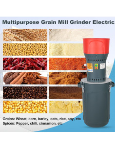 Molino de Maíz Eléctrico 25L con 7 Tamices - 7.06 kg 2