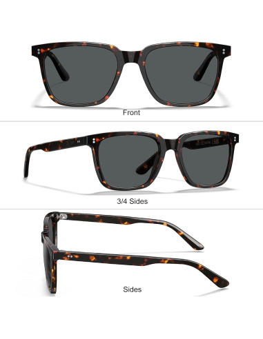 Gafas de Sol Retro Polarizadas STGATN para Hombres - 2 Paquetes