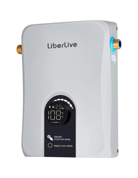 Calentador de Agua Eléctrico Sin Tanque LiberLive 11kW 240V
