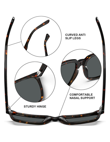 Gafas de Sol Retro Polarizadas STGATN para Hombres - 2 Paquetes