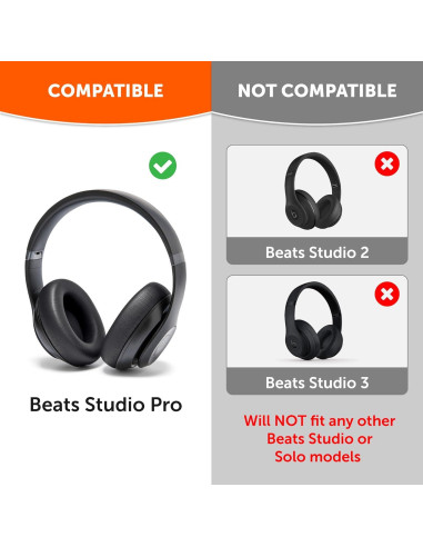 Almohadillas de Gel Refrigerante Wicked Cushions para Beats Studio Pro - Beige