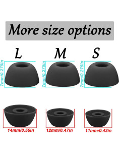 Puntas de Silicona de Repuesto UOWGA para Galaxy Buds 2 Pro - 6 Tamaños 2