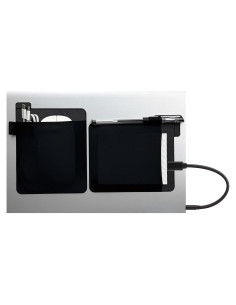 Paquete de 2 fundas adhesivas para SSD LURSIN - Negro
