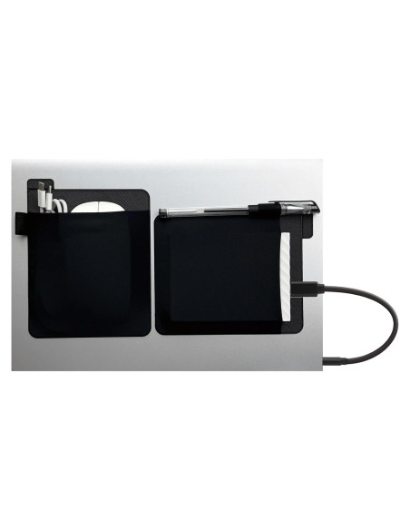 Paquete de 2 fundas adhesivas para SSD LURSIN - Negro
