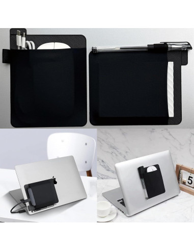 Paquete de 2 fundas adhesivas para SSD LURSIN - Negro