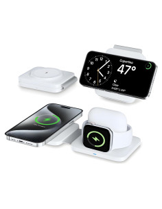 Estación de Carga 3 en 1 Apple T15 Plegable para iPhone y AirPods