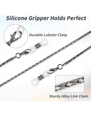 Cadena de Gafas de Sol Knagsfa para Mujeres - Brillante y Elegante