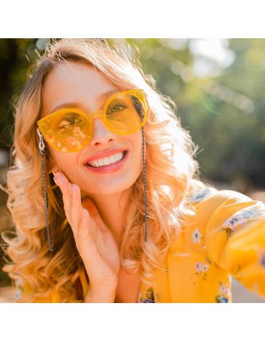 Cadena de Gafas de Sol Knagsfa para Mujeres - Brillante y Elegante