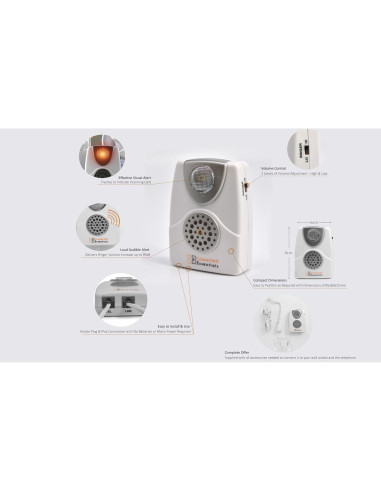 Amplificador de Timbre Telefónico CEA-40 Connected Essentials 95dB