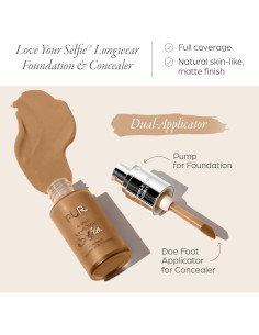 Base y Corrector 4-en-1 PUR Belleza - Larga Duración 90g 2