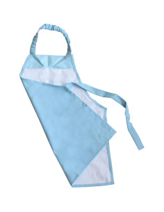 Conjunto Delantal Impermeable Kiddison y Tapete Silicona Azul 2