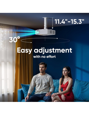 Soporte de Proyector ONKRON K3A Ajustable para Techo y Pared