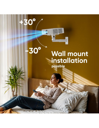 Soporte de Proyector ONKRON K3A Ajustable para Techo y Pared