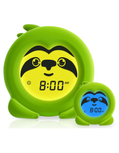 Reloj Despertador Entrenador de Sueño B&H para Niños Verde