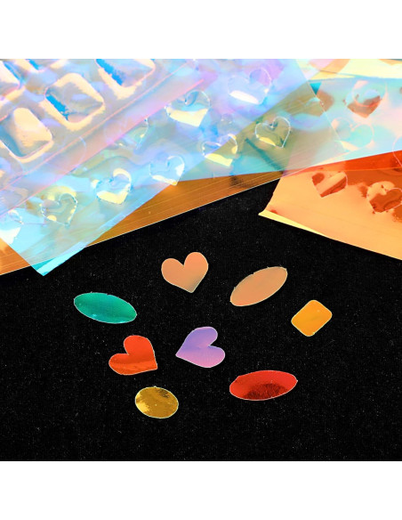 Calcomanías de Uñas Lásers 11 Hojas Zyghjort Coloridas