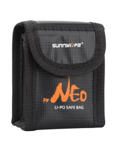 Bolsa Lipo Sinyutia para 2 Baterías DJI NEO a Prueba de Fuego