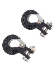 Ganchos de Remolque Metal LAFEINA para Coche RC 1/10 Negro
