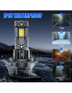 Bombillas H7 Rimthin 6000K Luz de Niebla IP67 (Paquete de 2) 2